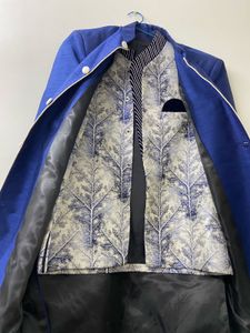Royal Blue Sherwani Set