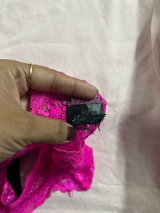 Pink Lace Briefs