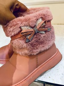 Cute Pink Winter Boots