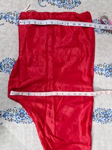 Red Anarkali Suit Set With Dupatta