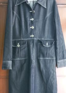 Stylish Black Denim Dress