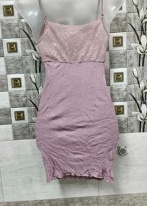 Lace Trim Cami Slip Dress