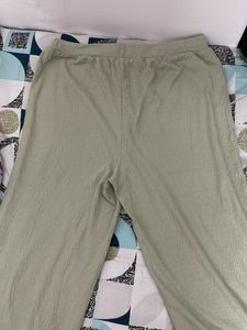 Sage Green Wide Leg Pants