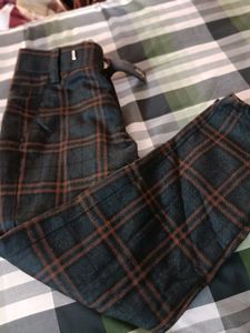Never Used Check Kids Pant New