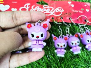 Set Of 12 Kuromi Keychains