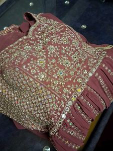 Embroidered Indian Outfit