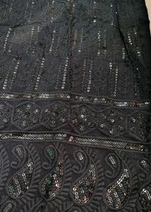 Black Sequin Kurti Designer