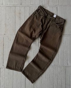 Brown Straight Leg Jeans