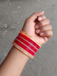Red & Gold Bangles