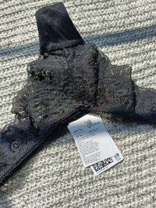 Black Lace Thong