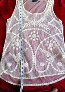 Lace Mesh Tank Top