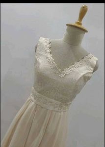 Elegant ethnic cream gown💖🐣