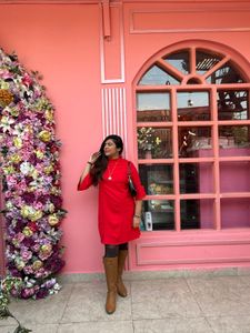 Red Dress - Stylish &amp; Chic