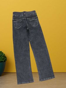 M@99 Size-26 Trendy Black Wide Leg Jeans