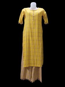 Gerua By Libas Yellow  Beige Kurta with Plazo