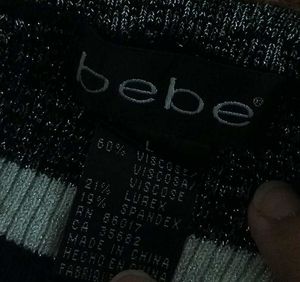 bebe Party Sequin Woolen Top 😍