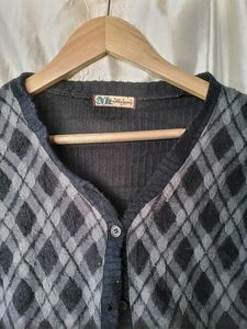 Vintage V Neck Cardigan