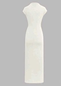 Elegant White Midi Dress