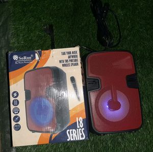 SoRoo Bluetooth Speaker with external Mic(New)