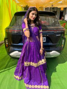 Purple 💜 New Vintage Lehnga