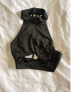 Black Halter Neck Top