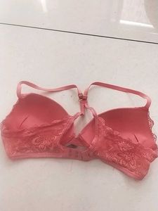 36B Pink Lace Bra(aerie)