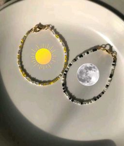 Aesthetic Sun & Moon Beaded Bracelets