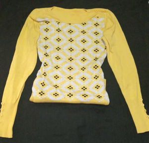 Yellow korean sweater🎀💛