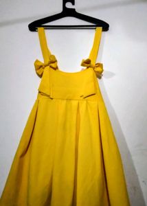 Yellow Sundress with Bows