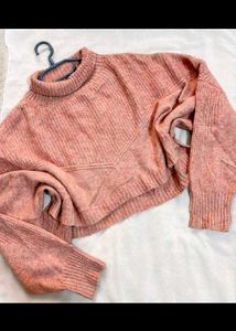 Cropped Knit Sweater