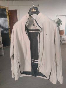 Cream Color Casual Jacket