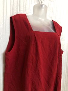 Red Sleeveless Top