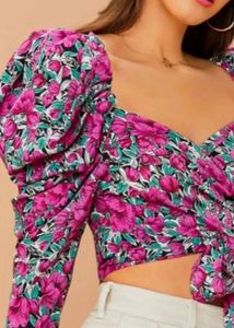 Women Multicolour Full Sleeves Top
