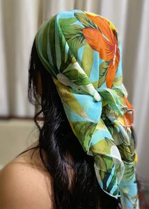 Hawain Print Scarf