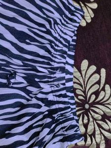 zebra stripe wide leg plazzo