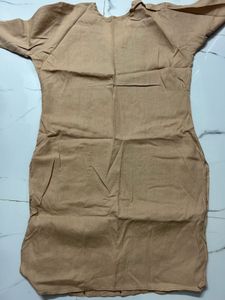 Woman beige Embroidered Kurta