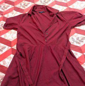 🍂U&F Maroon maxi Dress 🍂