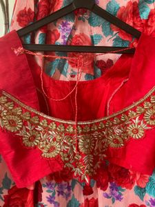 Floral stitched Lehenga Choli Set