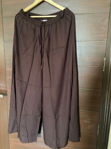 Max Women’s Coffee Brown Colour Flared Palazzo (xl