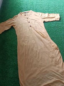 Mustard Yellow Kurti