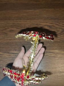 Custom Handmade Red Headpiece