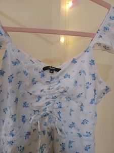 Nuon White Floral  Dress