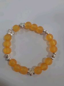 Yellow Beaded Bracelet