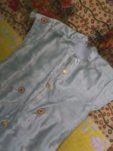 Straight Kurti with Button Detailing