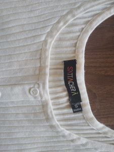 Ribbed Button-Front Tank Top