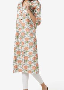 Floral Print Kurta