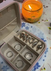 Silver Plated (Set of 10) Stackable Finger🎀