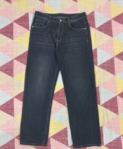 Dark Wash Straight Leg Jeans