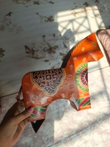 Leather Horse Piggy Bag Big Size