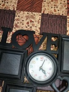 Love Photo Frame Clock